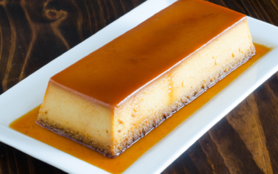 Flan de Turrón